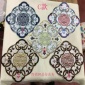 窗簾抱枕桌旗菱形貼花 仿繡花2325公分圓形花貼 不縮水不褪色現(xiàn)貨