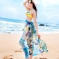 廠家定做新款滌綸沙灘巾夏季防曬絲巾遮陽(yáng)防曬披肩女裝飾外貿(mào)圍巾