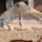 羊羔絨披肩  搖粒絨披肩 帶帽子披肩 兔子披肩披風(fēng)